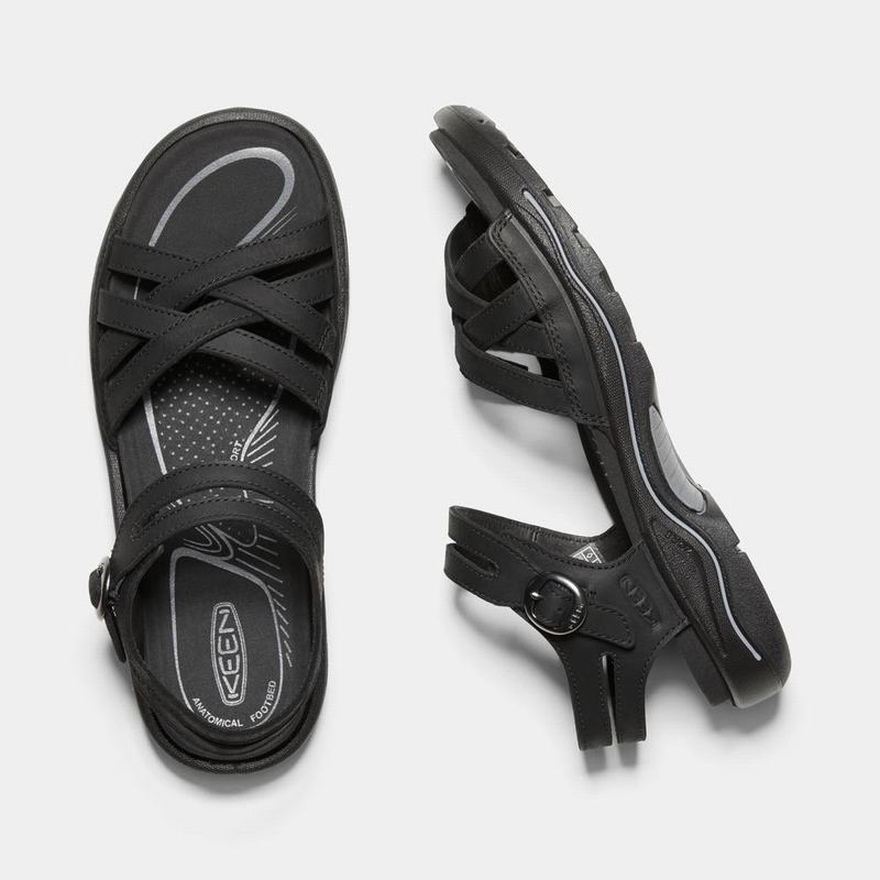 Keen Rialto II Naples Womens Hiking Sandals Black NZ Sale (8416-DCYOJ)